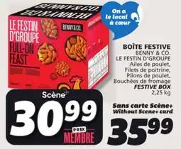 IGA BENNY & CO. FESTIVE BOX offer