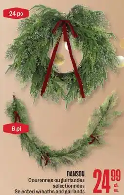 Jean Coutu DANSON Selected wreaths and garlands offer