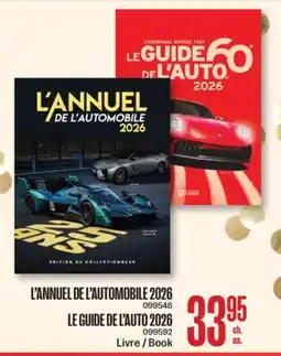 Jean Coutu L'ANNUEL DE L'AUTOMOBILE 2026, LE GUIDE DE L'AUTO 2026 Book offer