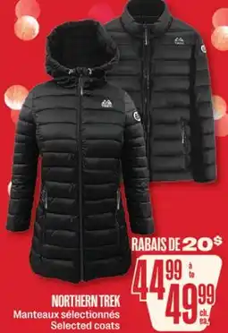 Jean Coutu NORTHERN TREK Selected coats offer