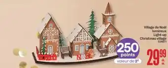 Jean Coutu Light-up Christmas village offer