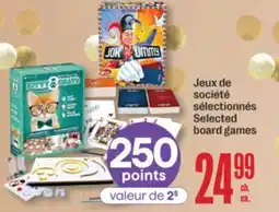 Jean Coutu Selected board games offer