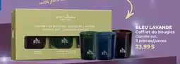 Familiprix BLEU LAVANDE Candle set, 3 pieces offer
