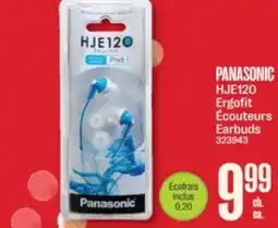 Jean Coutu PANASONIC HJE120 Ergofit Earbuds offer