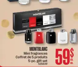 Jean Coutu MONTBLANC Mini fragrances 5-pc. gift set offer