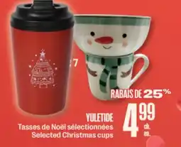Jean Coutu YULETIDE Selected Christmas cups offer