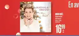 Jean Coutu MON NOËL Nathalie Simard CD offer