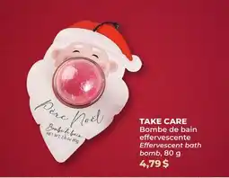 Familiprix TAKE CARE Effervescent bath bomb, 80 g offer