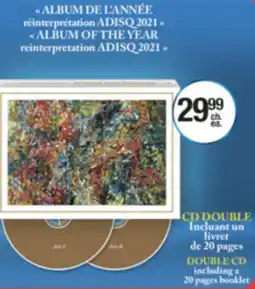 Jean Coutu DOUBLE CD including offer
