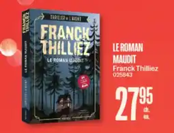 Jean Coutu LE ROMAN MAUDIT Franck Thilliez offer
