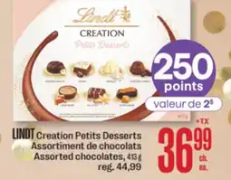 Jean Coutu LINDT Creation Petits Desserts Assorted chocolates offer