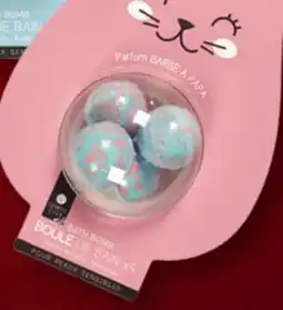 Familiprix COSMETIC CLUB Bath bombs set, 4 pieces offer