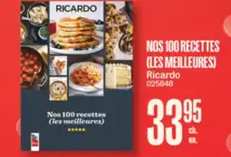 Jean Coutu NOS 100 RECETTES (LES MEILLEURES) Ricardo offer