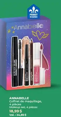Familiprix ANNABELLE Makeup set, 4 pièces offer