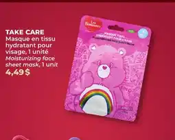 Familiprix TAKE CARE Moisturizing face sheet mask, 1 unit offer