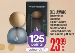 Jean Coutu BLEU LAVANDE Selected diffuser and candle gift sets offer