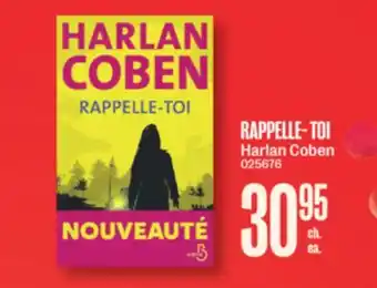 Jean Coutu RAPPELLE- TOI Harlan Coben offer
