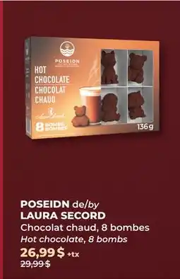 Familiprix POSEIDN by LAURA SECORD Hot chocolate, 8 bombs offer