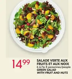IGA GREEN SALAD WITH FRUIT AND NUTS offer