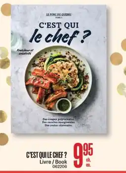 Jean Coutu C'EST QUI LE CHEF? Book offer