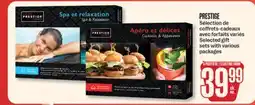 Jean Coutu PRESTIGE Selected gift sets with various packages offer