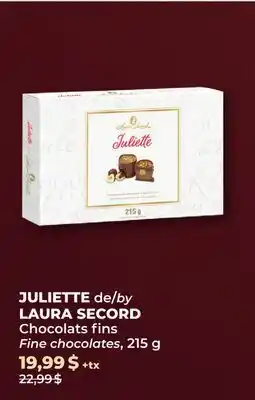 Familiprix JULIETTE by LAURA SECORD Fine chocolates, 215 g offer