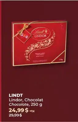 Familiprix LINDT, Lindor, Chocolate, 250 g offer
