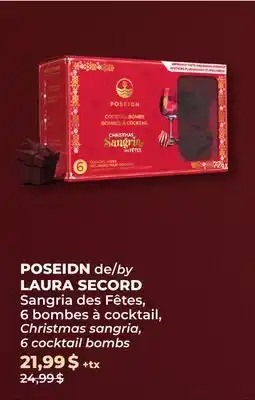 Familiprix POSEIDN by LAURA SECORD, Cocktail bombs, 6 cocktail mixes offer