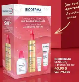 Familiprix BIODERMA SENSIBIO 4 pieces offer