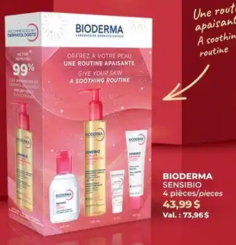 Familiprix BIODERMA SENSIBIO 4 pieces offer