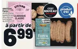 Metro SAUCISSES FURCA | FURCA SAUSAGES offer