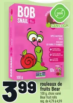 Metro ROULEAUX DE FRUITS BEAR | BEAR FRUIT ROLLS offer