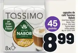Metro CAPSULES DE CAFÉ TASSIMO NABOB | TASSIMO NABOB COFFEE CAPSULES offer