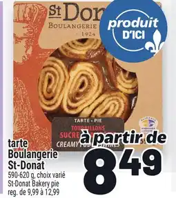 Metro TARTE BOULANGERIE ST‑DONAT | ST-DONAT BAKERY PIE offer