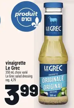 Metro VINAIGRETTE LE GREC | LE GREC SALAD DRESSING offer