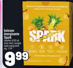 Metro BOISSON ÉNERGISANTE SPARK | SPARK ENERGY DRINK offer