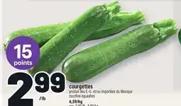 Metro COURGETTES | ZUCCHINI SQUASHES offer