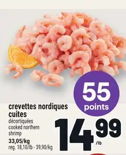 Metro CREVETTES NORDIQUES CUITES | COOKED NORTHERN SHRIMP offer
