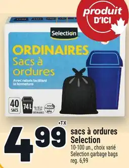 Metro SACS À ORDURES SELECTION | SELECTION GARBAGE BAGS offer