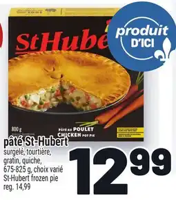 Metro PÂTÉ ST‑HUBERT | ST-HUBERT FROZEN PIE offer