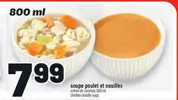 Metro SOUPE POULET ET NOUILLES | CHICKEN NOODLE SOUP offer