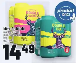 Metro BIÈRE ARCHIBALD | BEER offer