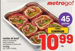 Metro ROSETTES DE BOEUF | BEEF PINWHEELS offer