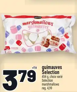 Metro GUIMAUVES SELECTION | SELECTION MARSHMALLOWS offer