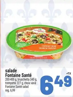 Metro SALADE FONTAINE SANTÉ | FONTAINE SANTÉ SALAD offer