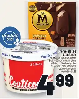 Metro CRÈME GLACÉE COATICOOK | COATICOOK ICE CREAM offer