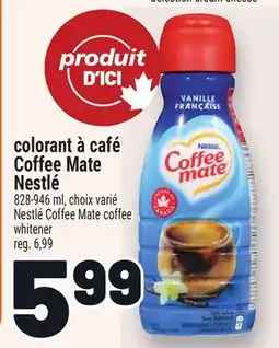Metro COLORANT À CAFÉ COFFEE MATE NESTLÉ | NESTLÉ COFFEE MATE COFFEE WHITENER offer