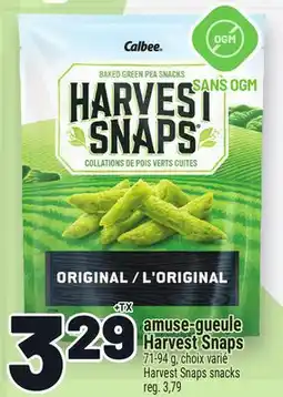 Metro AMUSE-GUEULE HARVEST SNAPS | HARVEST SNAPS SNACKS offer