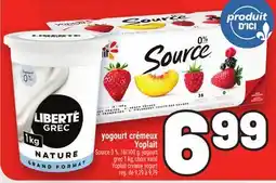 Metro YOGOURT CRÉMEUX YOPLAIT | YOPLAIT CREAMY YOGURT offer