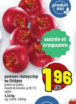 Metro POMMES HONEYCRISP OU ORLÉANS |APPLES offer